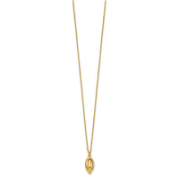 Load image into Gallery viewer, 14K Polished Twisted Oval w/1in ext. Necklace
