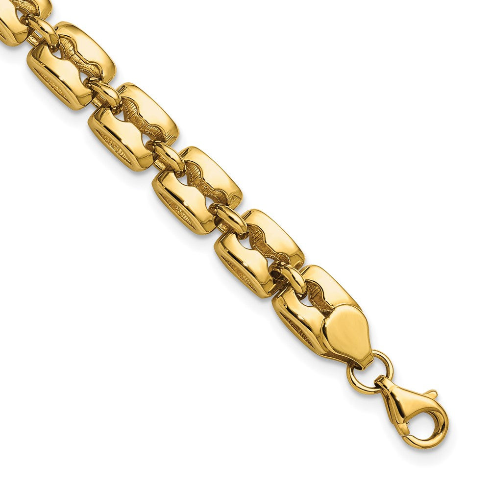 14K Polished Fancy Link Bracelet