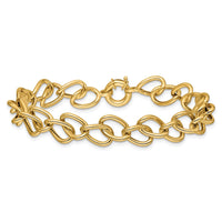 Load image into Gallery viewer, 14K Polished Fancy Link Bracelet
