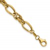 14K Polished Fancy Link Bracelet
