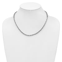 Load image into Gallery viewer, 14K White Gold Polished Fancy Link Necklace
