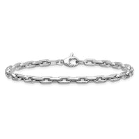 Load image into Gallery viewer, 14K White Gold Polished Fancy Link Bracelet
