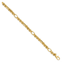 Load image into Gallery viewer, 14K Polished Fancy Link Bracelet
