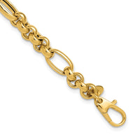 Load image into Gallery viewer, 14K Polished Fancy Link Bracelet
