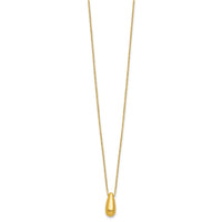 Load image into Gallery viewer, 14K Polished Teardrop Necklace
