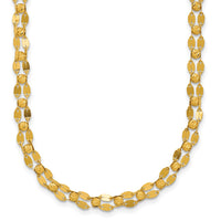 Load image into Gallery viewer, 14K Polished and Diamond-cut Beaded Fancy Necklace
