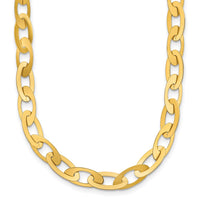 Load image into Gallery viewer, 14K Polished Fancy Oval Link Necklace
