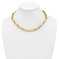 Load image into Gallery viewer, 14K Polished Fancy Link Necklace
