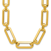 Load image into Gallery viewer, 14K Polished Fancy Link Necklace
