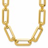 14K Polished Fancy Link Necklace