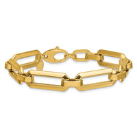 Load image into Gallery viewer, 14K Polished Fancy Link Bracelet
