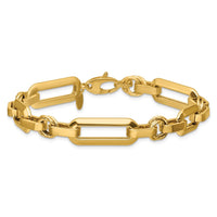 Load image into Gallery viewer, 14K Polished Fancy Link Bracelet
