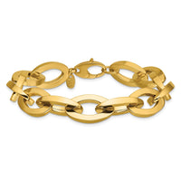 Load image into Gallery viewer, 14K Polished Fancy Link Bracelet
