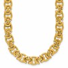 14K Polished Fancy Link Necklace