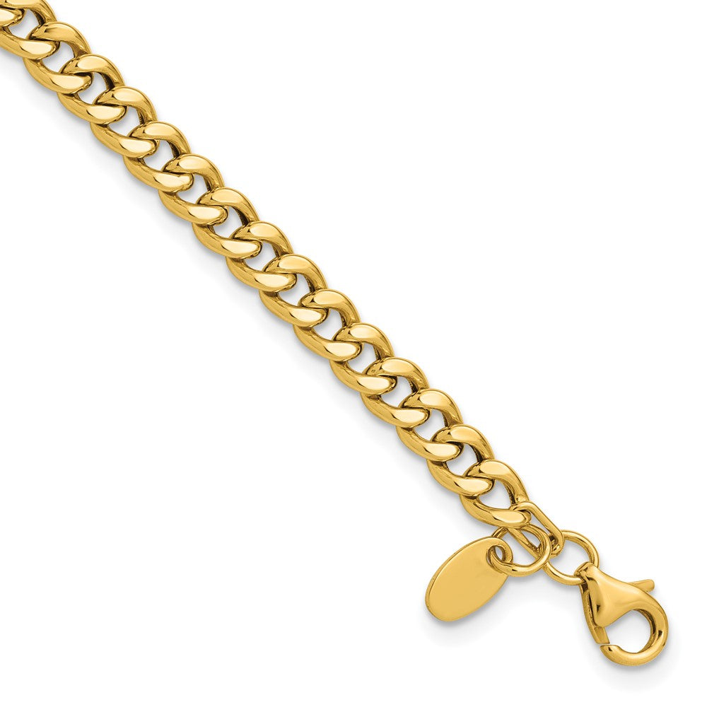 14K Polished Fancy Link Bracelet