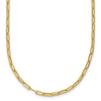 Load image into Gallery viewer, 14K Polished Paperclip Necklace
