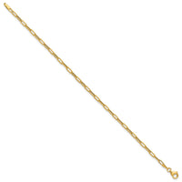 Load image into Gallery viewer, 14K Polished Paperclip Bracelet
