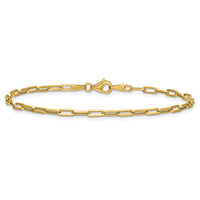 Load image into Gallery viewer, 14K Polished Paperclip Bracelet
