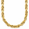 14K Polished Fancy Link Necklace