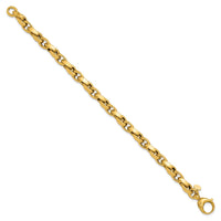 Load image into Gallery viewer, 14K Polished Fancy Link Bracelet
