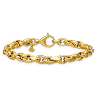 Load image into Gallery viewer, 14K Polished Fancy Link Bracelet
