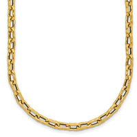 Load image into Gallery viewer, 14K Polished Textured Fancy Link Necklace
