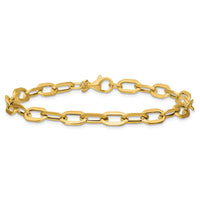 Load image into Gallery viewer, 14K Polished Fancy Link Bracelet
