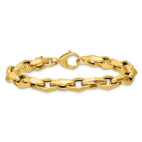 Load image into Gallery viewer, 14K Polished Fancy Link Bracelet
