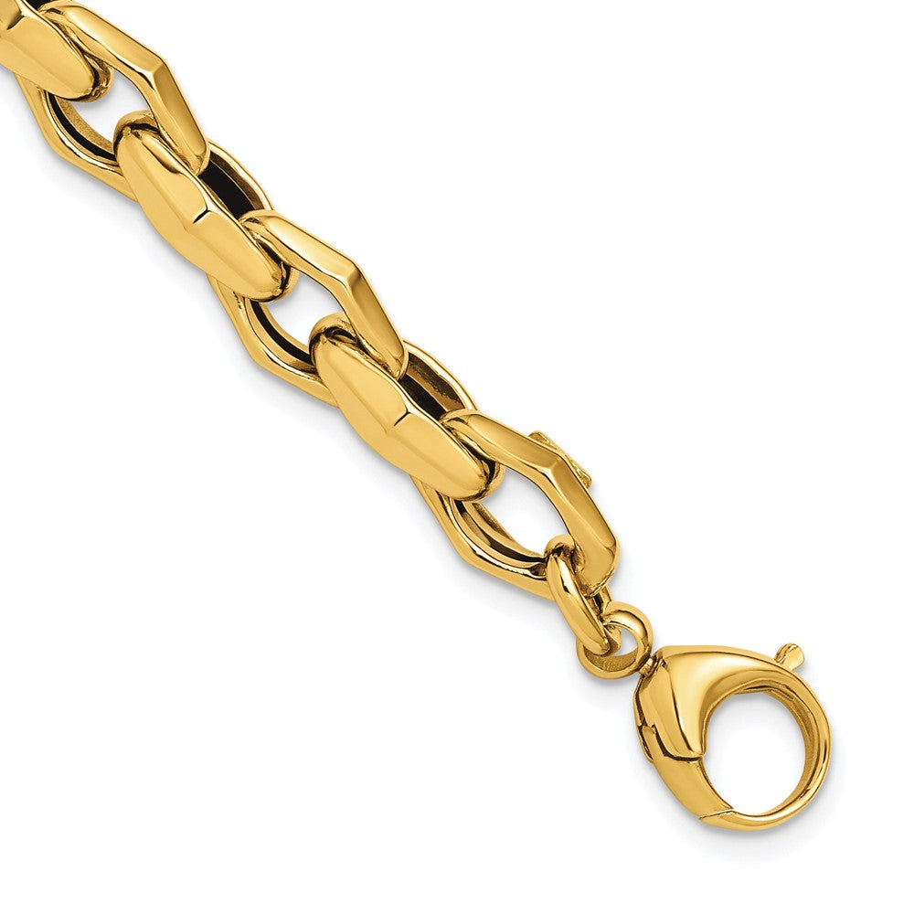 14K Polished Fancy Link Bracelet