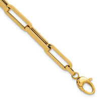 Load image into Gallery viewer, 14K Polished Paperclip Link Bracelet
