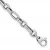 14K White Gold Polished Fancy Link Bracelet
