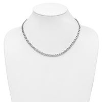 Load image into Gallery viewer, 14K White Gold Polished Fancy  Link Necklace
