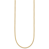 Load image into Gallery viewer, 14K 1.2mm Round Satin Omega Wire Necklace
