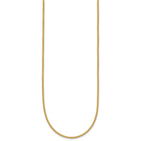 Load image into Gallery viewer, 14K 1.2mm Round Satin Omega Wire Necklace
