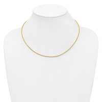Load image into Gallery viewer, 14K 1.2mm Round Satin Omega Wire Necklace
