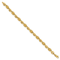 Load image into Gallery viewer, 14K Polished Fancy Link Bracelet
