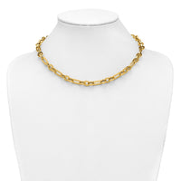 Load image into Gallery viewer, 14K Polished Fancy Link Necklace
