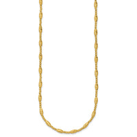 Load image into Gallery viewer, 14K Polished and Diamond-cut Beaded Fancy Necklace
