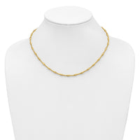 Load image into Gallery viewer, 14K Polished and Diamond-cut Beaded Fancy Necklace
