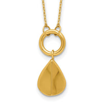 Load image into Gallery viewer, 14K Polished Geometric Pendant Necklace
