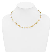 Load image into Gallery viewer, 14K Polished Fancy Link Necklace
