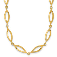 Load image into Gallery viewer, 14K Polished Fancy Link Necklace
