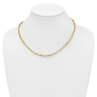 Load image into Gallery viewer, 14K Polished Fancy Oval Link Necklace
