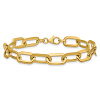 Load image into Gallery viewer, 14K Polished Fancy Link Bracelet
