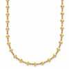 14K Polished Geometric Fancy with 2 in ext. Necklace