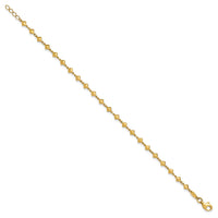 Load image into Gallery viewer, 14K Polished Geometric Fancy with .5 in ext. Bracelet
