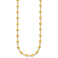 Load image into Gallery viewer, 14K Polished Geometric Square with 2 in ext. Necklace
