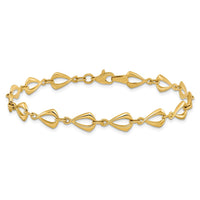 Load image into Gallery viewer, 14K Polished Fancy Link Bracelet
