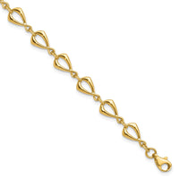Load image into Gallery viewer, 14K Polished Fancy Link Bracelet
