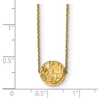 Load image into Gallery viewer, 14K Polished D/C Round Necklace

